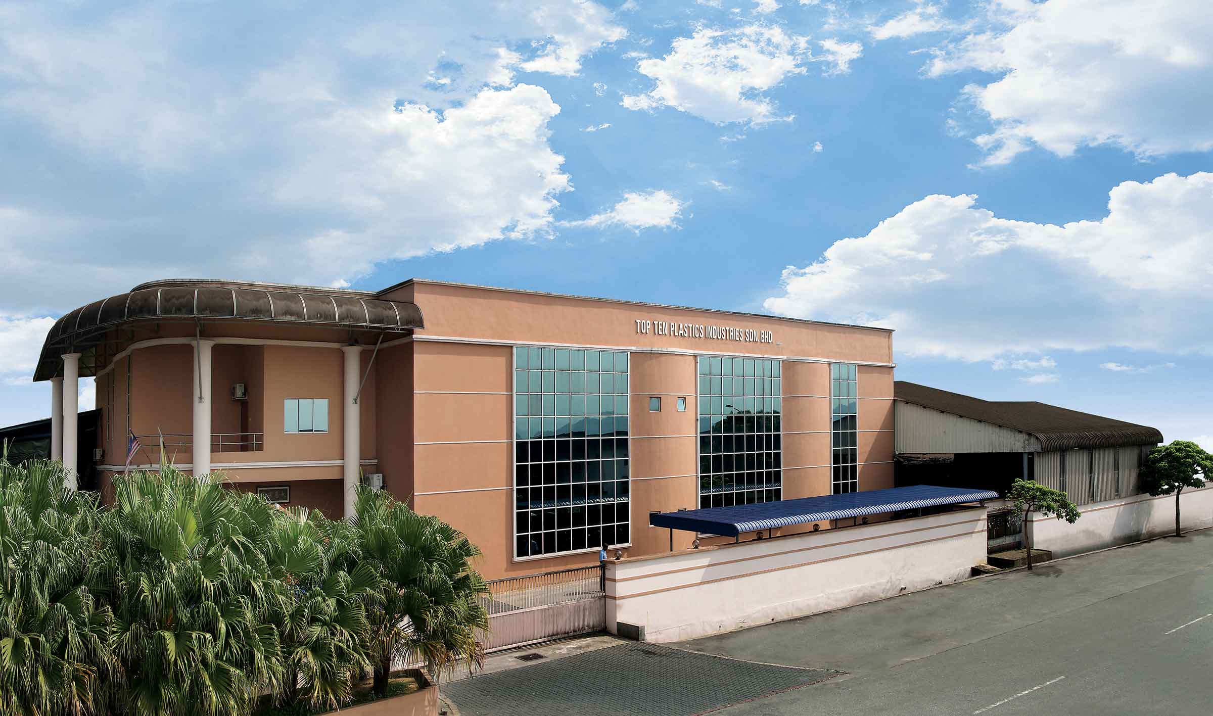 Top Ten Plastics Industries Sdn. Bhd. factory building in Ipoh, Perak
